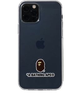 A Bathing Ape Transparentes Schutzcover mit Signature Look iPhone 12 Pro Max Handyhülle Klar 