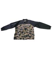 A Bathing Ape Gore-Tex 1st Camo Men's Jacket with Detachable Sleeves, Green