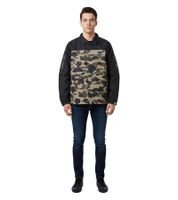 A Bathing Ape Gore-Tex 1st Camo Men's Jacket with Detachable Sleeves, Green