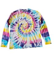 A Bathing Ape Tie Dye Long-Sleeved Men's Cotton T-Shirt, Multicolor