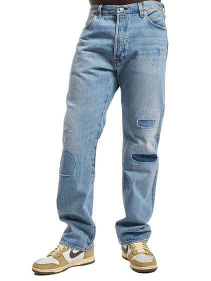 LEVI´S 501 Original Fit Jeans z8102 Helles Indigo zerstört
