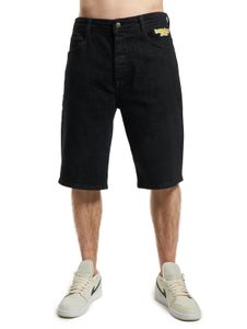 HOMEBOY x-tra BAGGY Denim SHORTS verwaschen schwarz