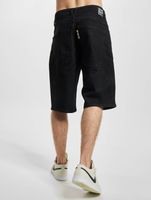 HOMEBOY x-tra BAGGY Denim SHORTS verwaschen schwarz