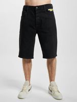 HOMEBOY x-tra BAGGY Denim SHORTS verwaschen schwarz