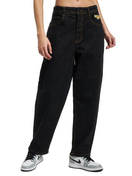 HOMEBOY X-Tra Denim Baggy Jeans verwaschenes Schwarz
