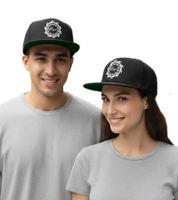 Rough. Elia Hat Flexfitted Unisex Cap schlicht & modern Klassische Streetwear Premium Kappe Schwarz