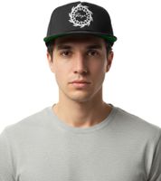 Rough. Elia Hat Flexfitted Unisex Cap schlicht & modern Klassische Streetwear Premium Kappe Schwarz