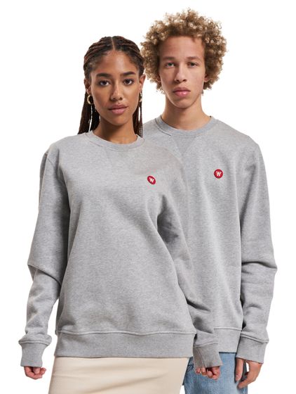 WOOD WOOD Tye Sweatshirt Gray Melange