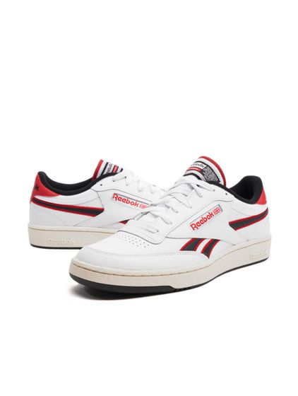 Reebok Club C Revenge Sneakers weiß/vektorrot/schwarz