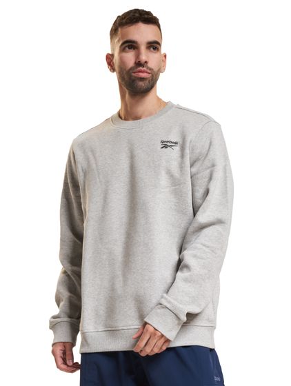 Reebok Identity Smal Pullover mittelgrau meliert