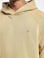Felpa con cappuccio Converse Washed Jersey beige scuro