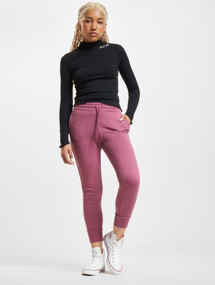 Pantalones deportivos de polar bordados de Converse en tono shadowberry