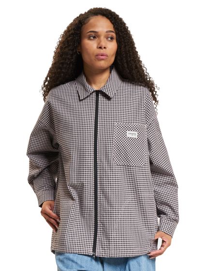 Camisa de manga larga tejida Converse Pocket OS en color morado claro
