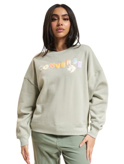 Maglione grafico pesante Converse Summit Sage