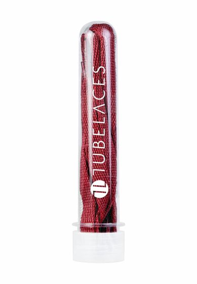 TubeLaces White Lacci piatti color marrone