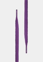 TubeLaces White Flat shoelaces purple
