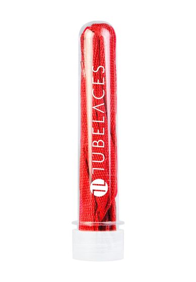 TubeLaces White Lacci piatti rossi