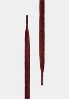 TubeLaces White Flat Schnürsenkel burgundy