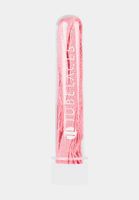 TubeLaces White Flat Shoelaces light pink