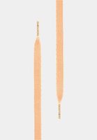 TubeLaces White Flat shoelaces peach