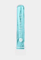 TubeLaces White Flat shoelaces ice blue