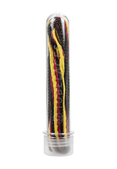 TubeLaces White Flat Shoelaces German