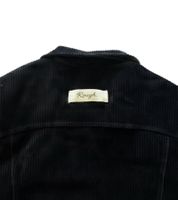 ROUGH. Snug Cotton Jacket – Transitional Jacket with Shirt Collar & Chest Pocket in Black