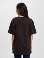 WOOD WOOD Ace Brust-Print T-Shirt schwarz kaffee