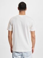 Camiseta WOOD WOOD Ace con letras y parche, color blanco crema