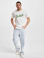 Camiseta WOOD WOOD Ace con letras y parche, color blanco crema