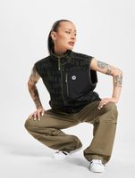 Chaleco polar WOOD WOOD Dax Ivy color negro hiedra aop