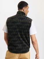 Chaleco polar WOOD WOOD Dax Ivy color negro hiedra aop