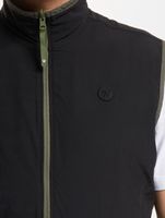 Chaleco polar WOOD WOOD Dax Ivy color negro hiedra aop