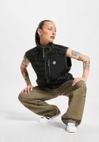 Chaleco polar WOOD WOOD Dax Ivy color negro hiedra aop