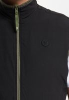 Chaleco polar WOOD WOOD Dax Ivy color negro hiedra aop