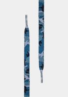 TubeLaces White Flat shoelaces gray camo