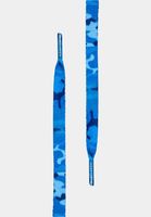 TubeLaces White Flat shoelaces ocean camo