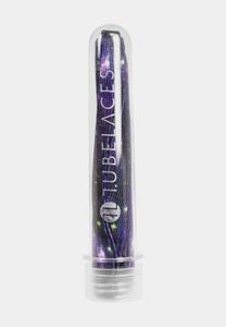 TubeLaces White Flat Shoelaces Distant Galaxy