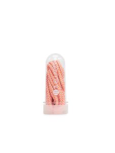 Tubelaces White Flat Schnürsenkel weiß/neonorange