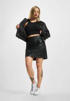 Gonna corta in PU NA-KD nera