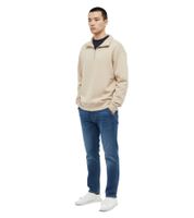 Soulland Ken Herren Sweatshirt Stylischer Half-Zip Pullover mit cleanem Design Beige