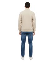 Soulland Ken Herren Sweatshirt Stylischer Half-Zip Pullover mit cleanem Design Beige