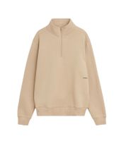 Soulland Ken Herren Sweatshirt Stylischer Half-Zip Pullover mit cleanem Design Beige