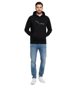 Felpa con cappuccio Soulland Marker Logo da uomo: elegante felpa con cappuccio con dettaglio logo e vestibilità comoda, nera