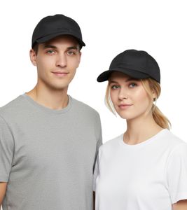 Gorra unisex Soulland Ide Flexfitted, negra