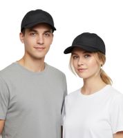 Gorra unisex Soulland Ide Flexfitted, negra