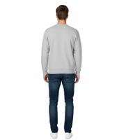 Sudadera Soulland Vernon para hombre con estampado frontal de Peanuts y logotipo, gris jaspeado