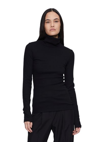 JJXX Fan Rib Longsleeves schwarz
