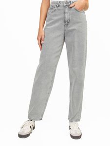 JJXX Lisbon Mom R4040 high waist jeans light gray denim