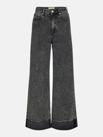 Jean taille haute JJXX Tokyo Wide Fold en denim gris